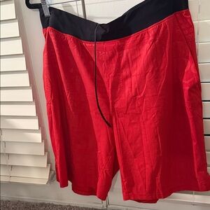 Lululemon Athletica Red Men's Athletic Shorts